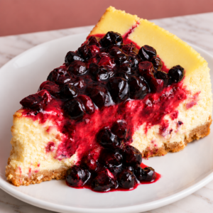 Alternative view of Porción Cheesecake Salsa Agráz
